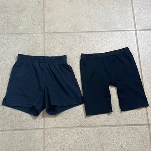 Practice Tiny Cheerleader shorts, size XS/S